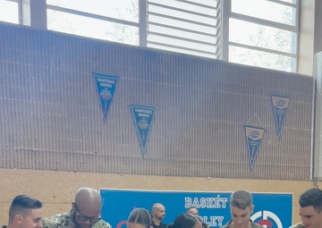 U.S. Military and Family Members Participate in NFL Pre-Game Ceremony