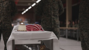 Marines and Sailors celebrate the U.S. Marine Corps 250th birthday