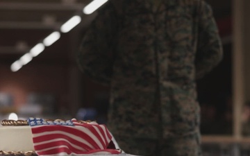 Marines and Sailors celebrate the U.S. Marine Corps 250th birthday