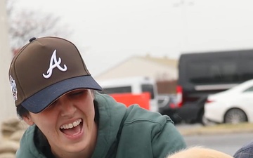 JTF - DC behavioral health team hosts emotional support dogs visit