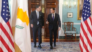 Secretary Rubio meets with Republic of Cyprus Foreign Minister Constantinos Kombos