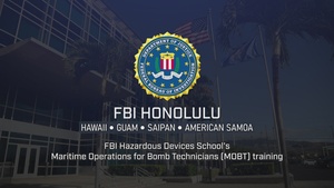FBI Honolulu: Maritime Operations for Bomb Technicians