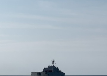 USS Pierre Departs Panama City After Commissioning