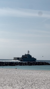 USS Pierre Departs Panama City After Commissioning