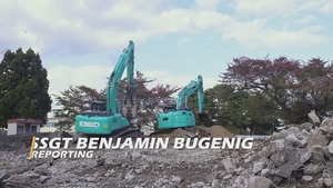 Misawa's demolition of Bong Theater hits halfway point