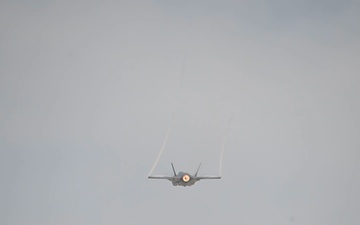 F-35A Demonstration Team Preforms at the Dubai Airshow