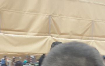 U.S. Military and Family Members Participate in NFL Pre-Game Ceremony