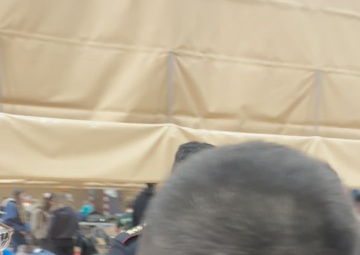 U.S. Military and Family Members Participate in NFL Pre-Game Ceremony