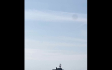 USS Pierre Departs Panama City After Commissioning