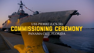 SECNAV attends USS Pierre (LCS-38) commissioning (short form)