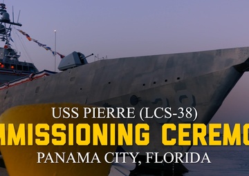 SECNAV attends USS Pierre (LCS-38) commissioning (short form)