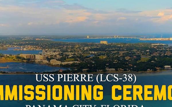 SECNAV attends USS Pierre (LCS-38) commissioning ceremony