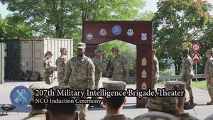 207th Military Intelligence Brigade – Theater Hosts NCO Induction Ceremony in Vicenza