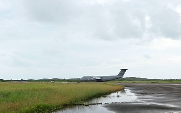 C-5M Super Galaxy delivers in Puerto Rico