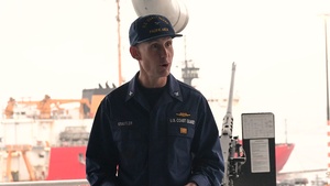 U.S. Coast Guard Polar icebreakers hold media event