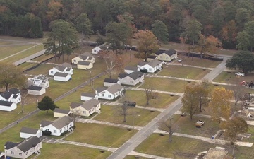 Officer Housing Demolition Drone Footage
