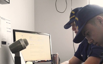 U.S. Coast Guard Station Dauphin Island mock search and rescue B-roll