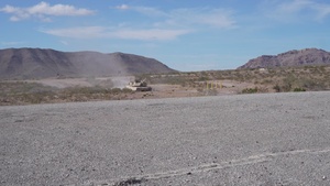 Iron Heroes M1A2 Abrams tank live fire accuracy screening test B-Roll