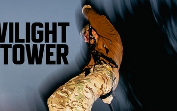 Twilight Tower: EOD Techs Learn Rappelling Techniques