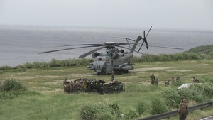 HMH-462, JGSDF establish FARP on Yonaguni