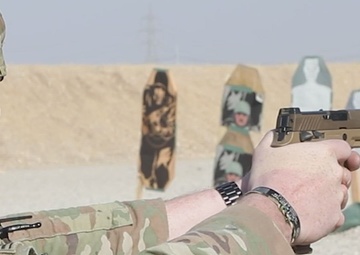 United Kingdom invites Coalition Forces to a Rifle Qualification Competition (Lower Thirds)