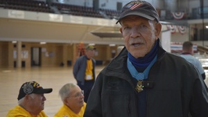 War Veterans Meet a Medal of Honor Recipient (B-Roll)