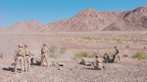 B-Roll: Marines with 3rd Bn., 7th Marines fire crew-served weapons during Range 400