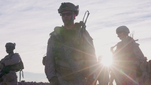 B-Roll: Marines with 3rd Bn., 7th Marines, and 1st CEB conduct company attacks during Range 400