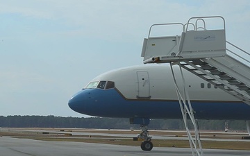 First and Second Ladies of the United States Visit MCB Camp Lejeune, MCAS New River