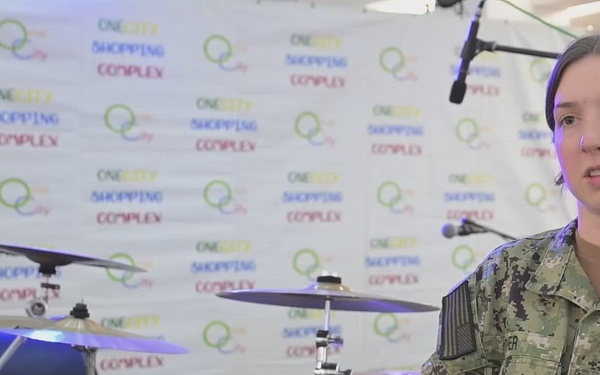 7th Fleet Band Preforms With Brunei Band