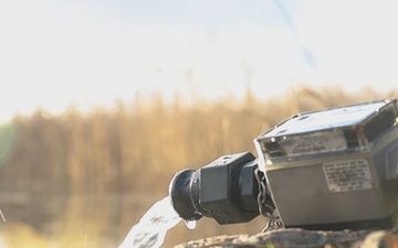 U.S. Marines demonstrate tactical water purification capability to Finnish and German service members