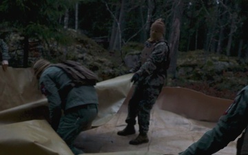 U.S. Marines, rehearse a forward arming and refueling point while forward deployed