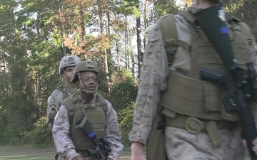 US Marines with 2d Intel Participate in a Squad competition