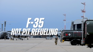 F-35’s receive hot pit refueling at Ramstein AB for first time