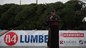 U.S. Capitol Christmas tree viewing at Joint Base Andrews