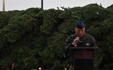 U.S. Capitol Christmas tree viewing at Joint Base Andrews