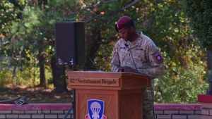 82nd ADSB Welcomes New Senior Enlisted Leader During Change of Responsibility Ceremony