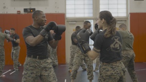 Marine Corps Martial Arts 25th anniversary technique symposium B-Roll