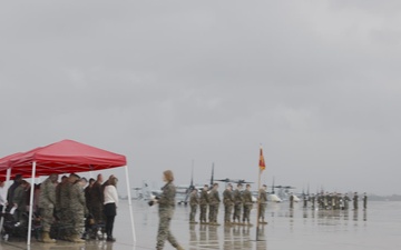 HMH-464 change of command ceremony (b-roll)