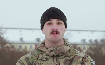 Sgt. Landon Slusarski Holiday Greeting