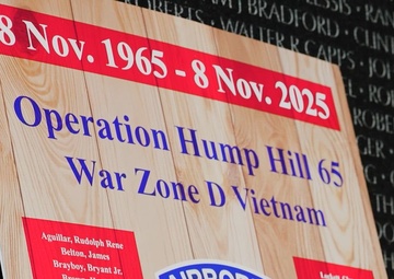 Reel: Retired Master Sgt. Niles Harris returns to the Vietnam veterans memorial.