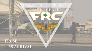 First Air Force T-38 Talon arrives at Fleet Readiness Center Southeast for overhaul