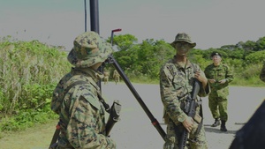 7th Communication Battalion Marines host Japan Ground Self-Defense Force leadership during training at Jungle Warfare Training Center