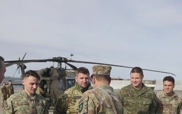 Gen. Christopher T. Donahue, Commanding General of U.S. Army Europe and Africa Visits Allied Partners and Soldiers for Thanksgiving in Romania