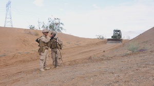 JTF-SB Marines conduct roadway improvement operations (B-Roll)