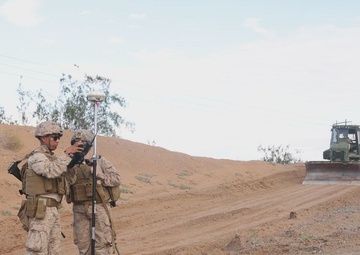 JTF-SB Marines conduct roadway improvement operations (B-Roll)