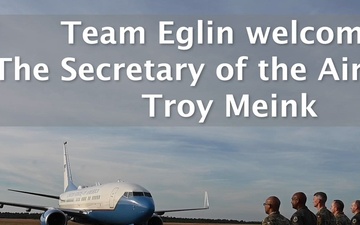 Team Eglin welcomes Secretary of the Air Force Troy Meink