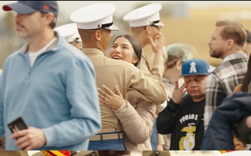 The Honorable John C. Phelan observes Mike Company Graduation