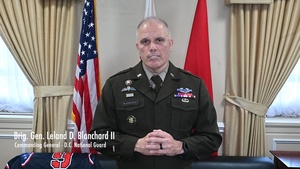 Thanksgiving Day Message to Joint Task Force - District of Columbia and the D.C. National Guard