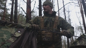 U.S. Marines, Sailors arrive and establish bivouac sites for blateral exercise in Finland